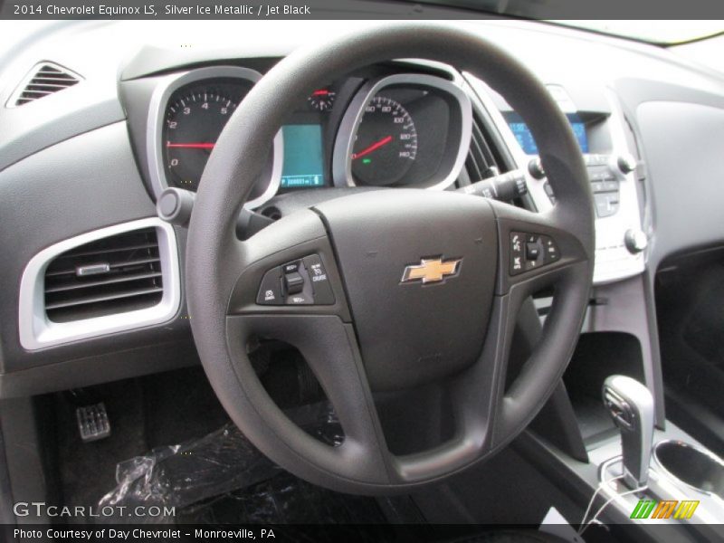 Silver Ice Metallic / Jet Black 2014 Chevrolet Equinox LS