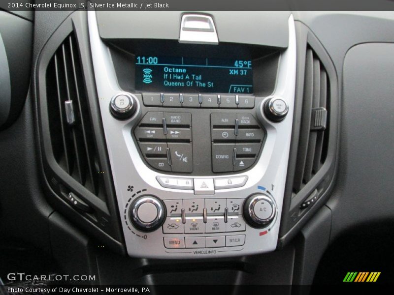 Silver Ice Metallic / Jet Black 2014 Chevrolet Equinox LS