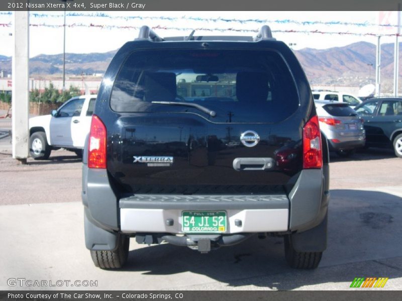 Super Black / Gray 2012 Nissan Xterra X 4x4