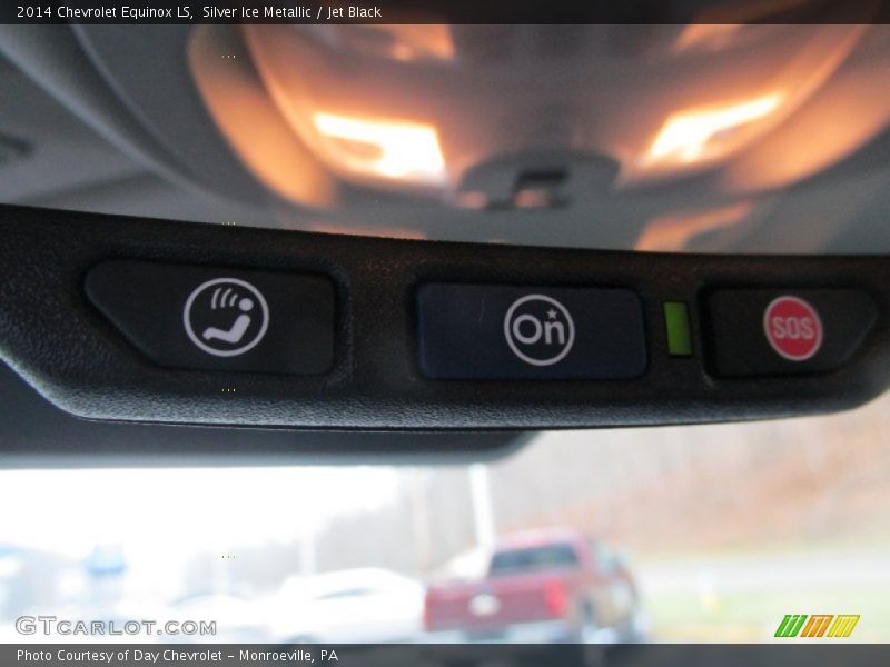 Silver Ice Metallic / Jet Black 2014 Chevrolet Equinox LS