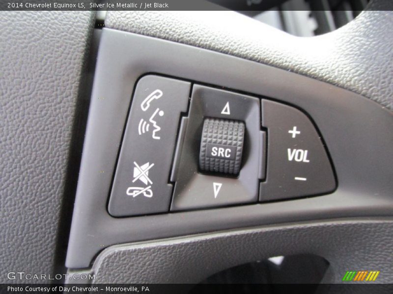 Silver Ice Metallic / Jet Black 2014 Chevrolet Equinox LS