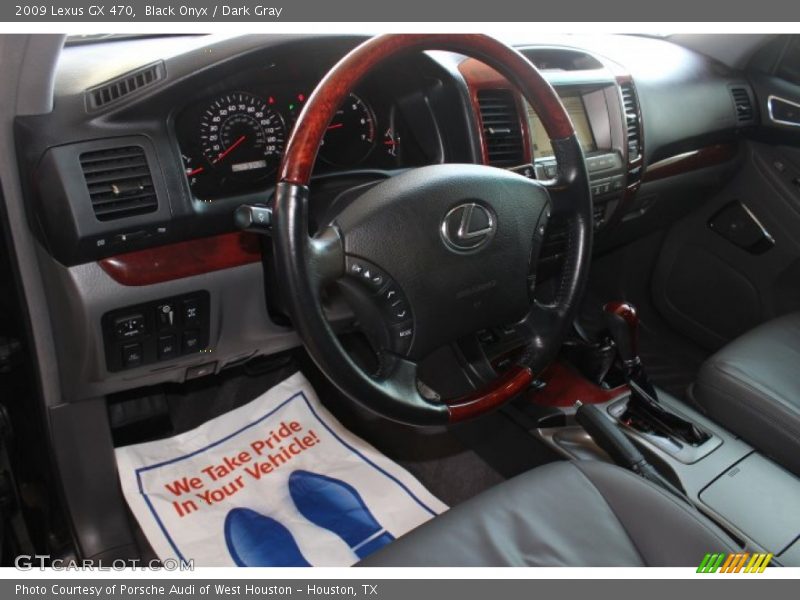 Black Onyx / Dark Gray 2009 Lexus GX 470