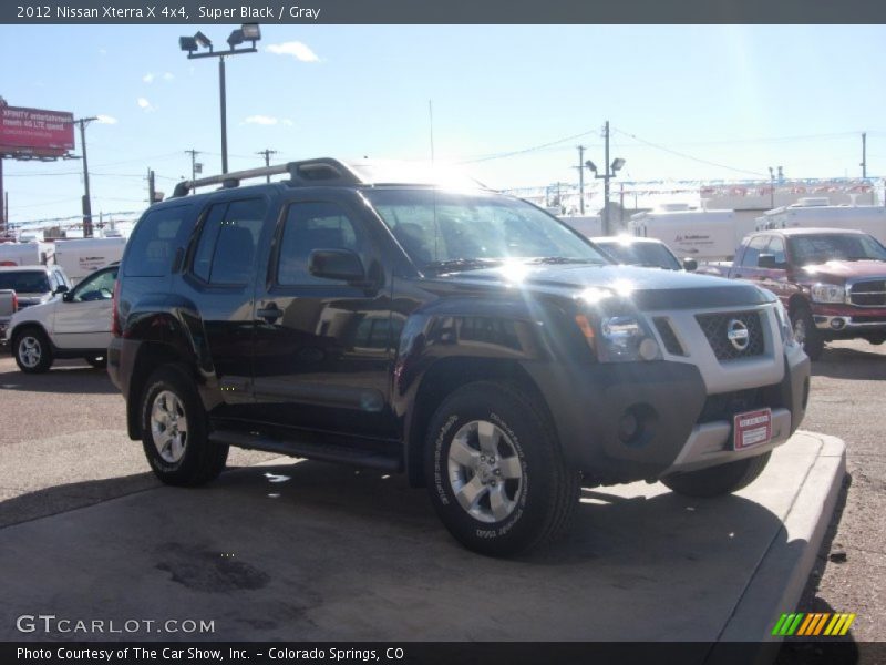 Super Black / Gray 2012 Nissan Xterra X 4x4