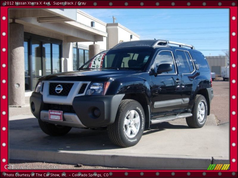 Super Black / Gray 2012 Nissan Xterra X 4x4