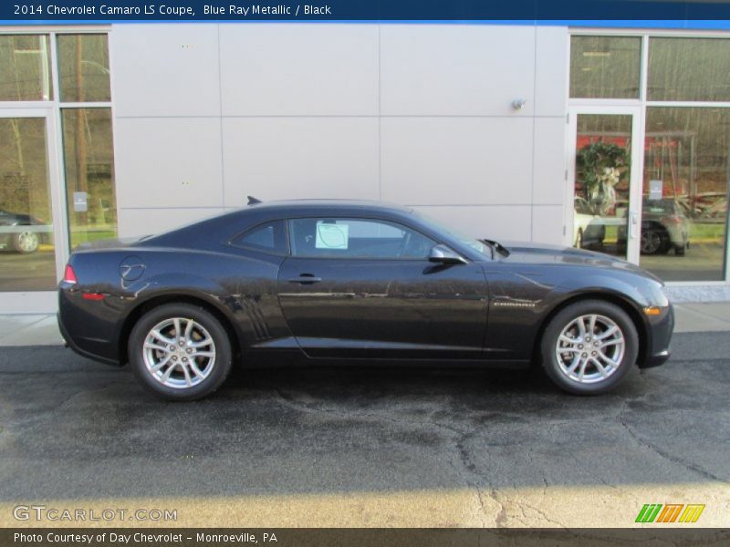 Blue Ray Metallic / Black 2014 Chevrolet Camaro LS Coupe