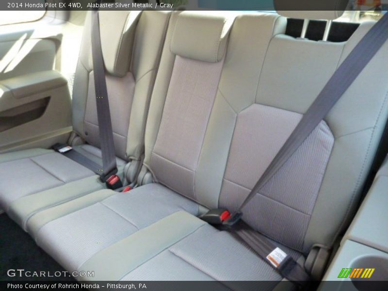 Alabaster Silver Metallic / Gray 2014 Honda Pilot EX 4WD