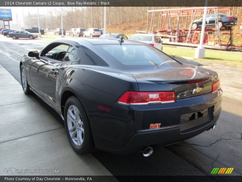 Blue Ray Metallic / Black 2014 Chevrolet Camaro LS Coupe