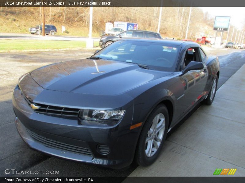Blue Ray Metallic / Black 2014 Chevrolet Camaro LS Coupe