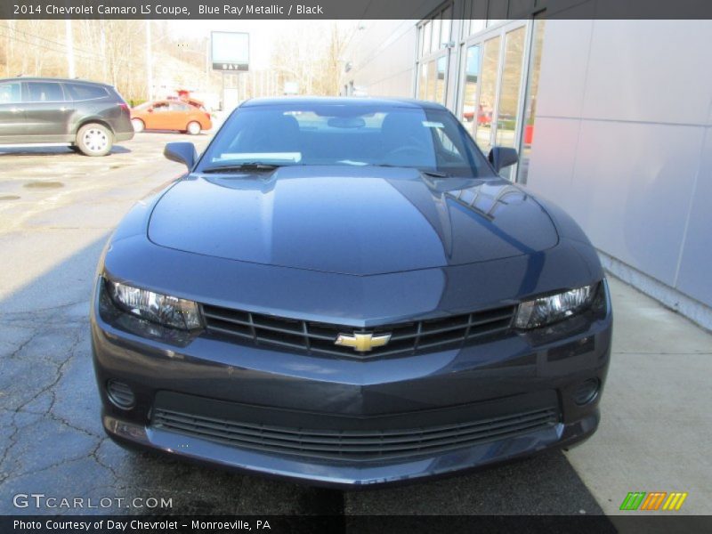 Blue Ray Metallic / Black 2014 Chevrolet Camaro LS Coupe