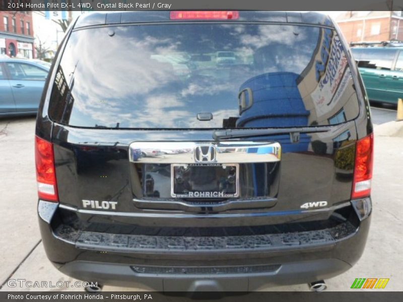 Crystal Black Pearl / Gray 2014 Honda Pilot EX-L 4WD