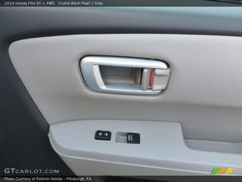 Crystal Black Pearl / Gray 2014 Honda Pilot EX-L 4WD