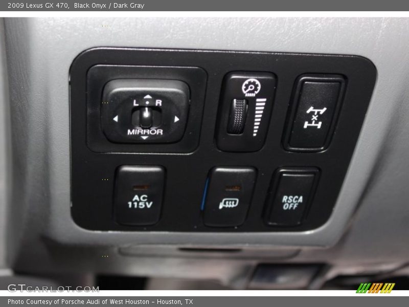 Black Onyx / Dark Gray 2009 Lexus GX 470