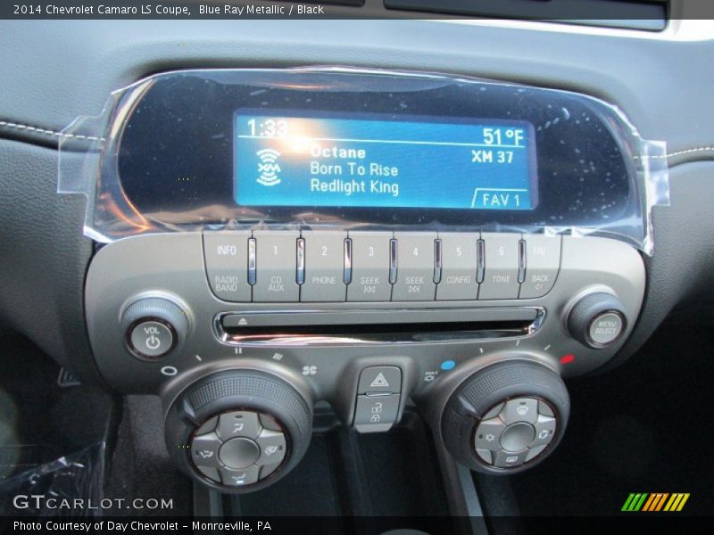 Blue Ray Metallic / Black 2014 Chevrolet Camaro LS Coupe