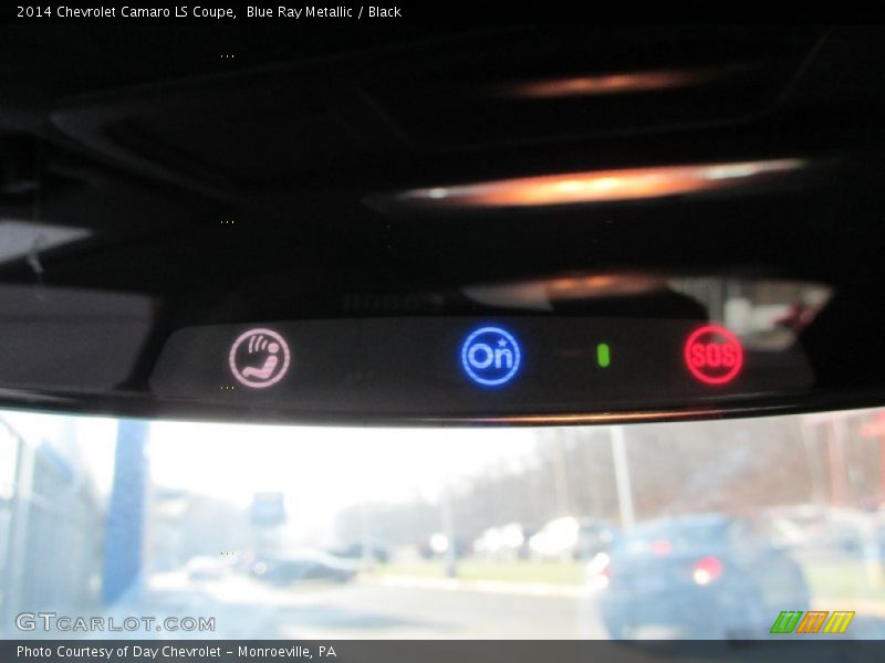 Blue Ray Metallic / Black 2014 Chevrolet Camaro LS Coupe
