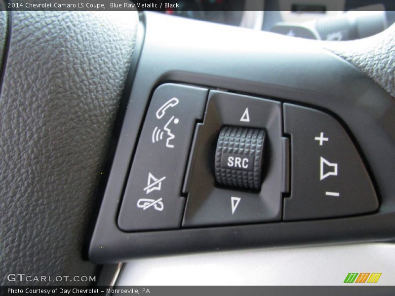 Blue Ray Metallic / Black 2014 Chevrolet Camaro LS Coupe