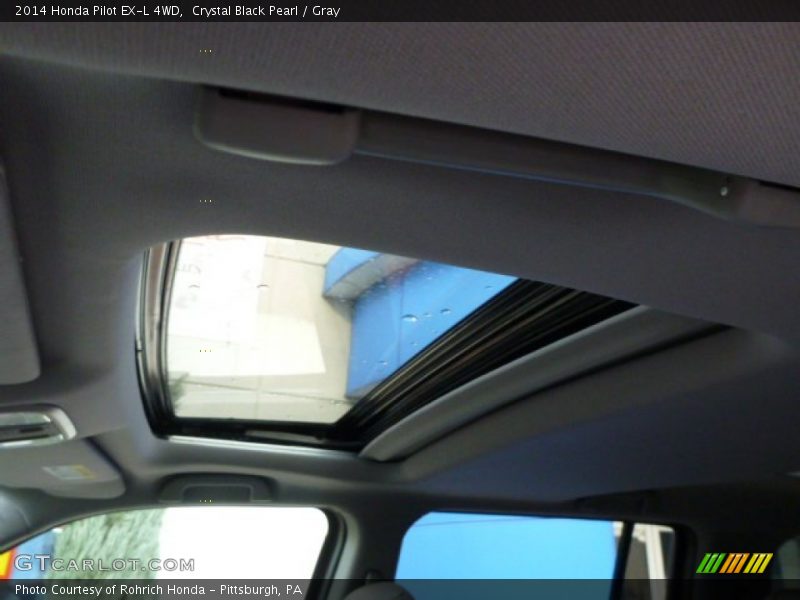 Crystal Black Pearl / Gray 2014 Honda Pilot EX-L 4WD