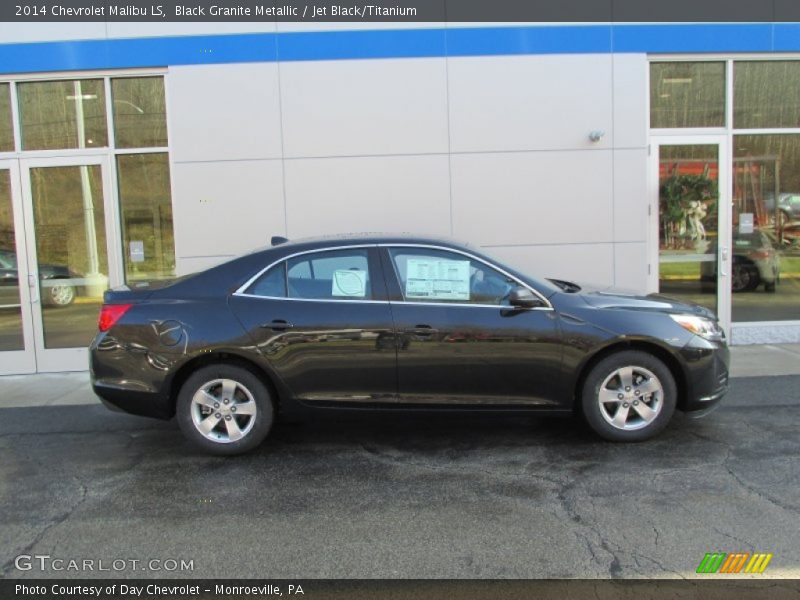 Black Granite Metallic / Jet Black/Titanium 2014 Chevrolet Malibu LS