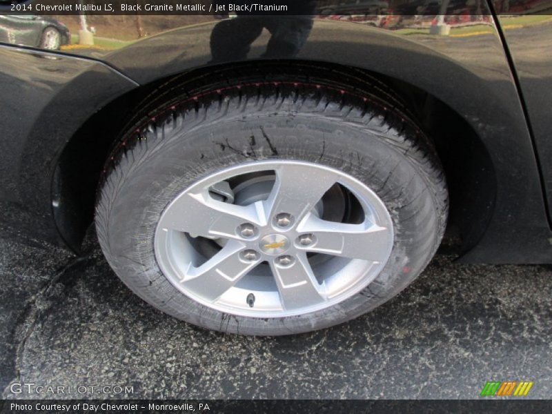 Black Granite Metallic / Jet Black/Titanium 2014 Chevrolet Malibu LS
