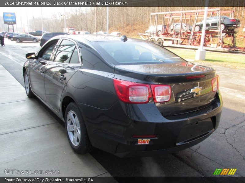 Black Granite Metallic / Jet Black/Titanium 2014 Chevrolet Malibu LS