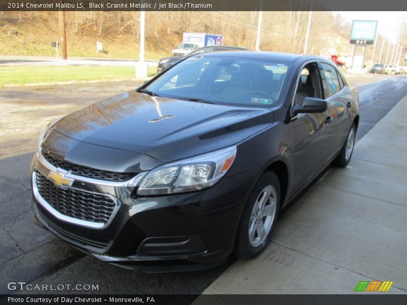 Black Granite Metallic / Jet Black/Titanium 2014 Chevrolet Malibu LS