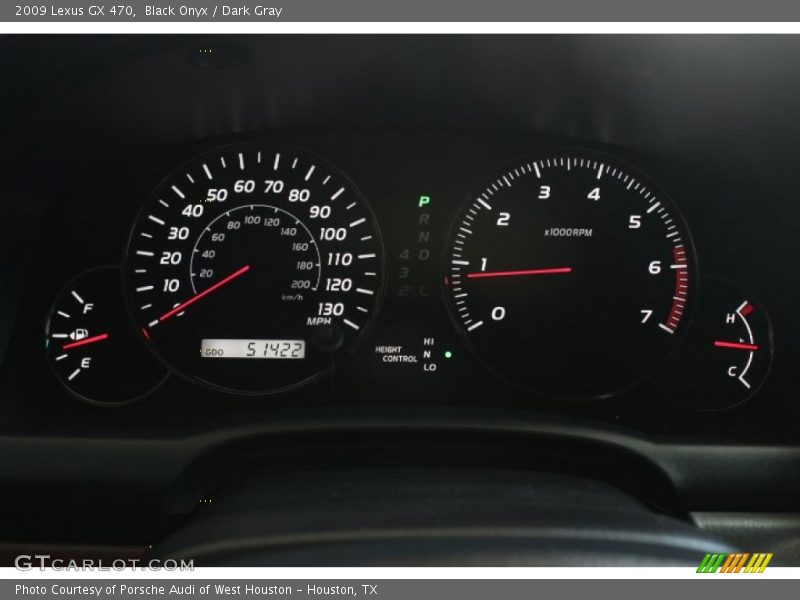 Black Onyx / Dark Gray 2009 Lexus GX 470