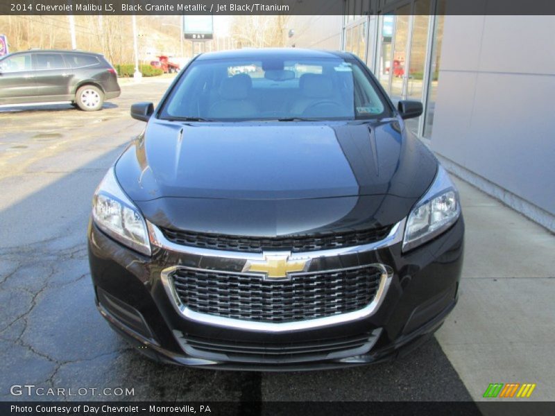Black Granite Metallic / Jet Black/Titanium 2014 Chevrolet Malibu LS