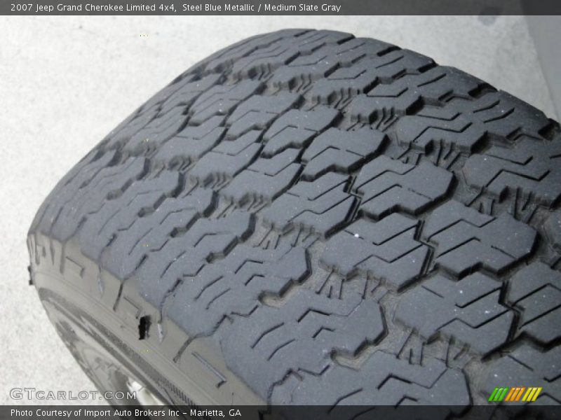 Steel Blue Metallic / Medium Slate Gray 2007 Jeep Grand Cherokee Limited 4x4