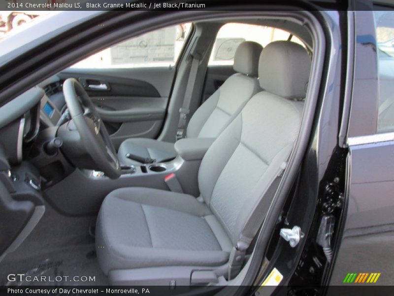 Black Granite Metallic / Jet Black/Titanium 2014 Chevrolet Malibu LS
