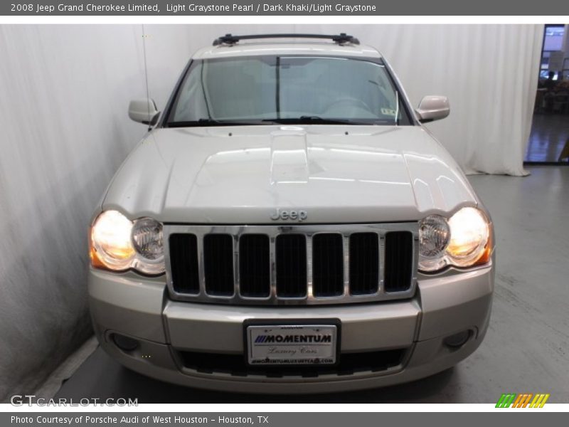 Light Graystone Pearl / Dark Khaki/Light Graystone 2008 Jeep Grand Cherokee Limited
