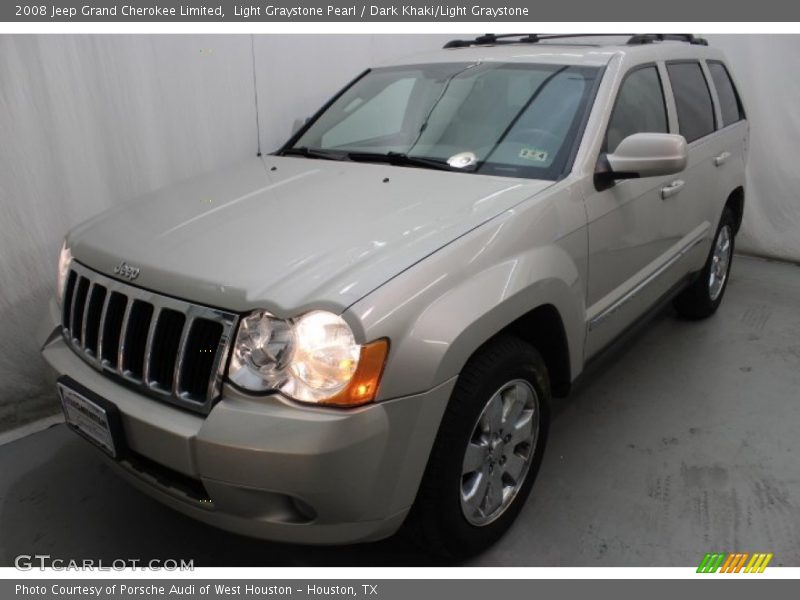 Light Graystone Pearl / Dark Khaki/Light Graystone 2008 Jeep Grand Cherokee Limited