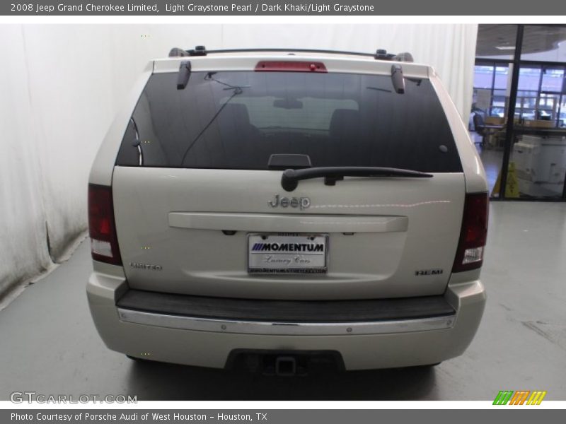 Light Graystone Pearl / Dark Khaki/Light Graystone 2008 Jeep Grand Cherokee Limited