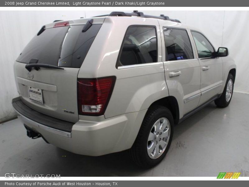 Light Graystone Pearl / Dark Khaki/Light Graystone 2008 Jeep Grand Cherokee Limited