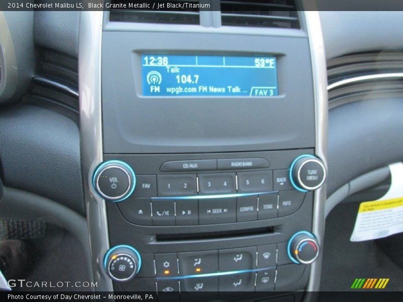 Black Granite Metallic / Jet Black/Titanium 2014 Chevrolet Malibu LS
