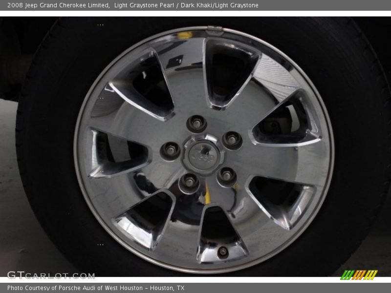 Light Graystone Pearl / Dark Khaki/Light Graystone 2008 Jeep Grand Cherokee Limited