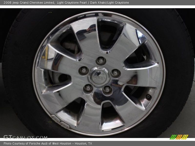 Light Graystone Pearl / Dark Khaki/Light Graystone 2008 Jeep Grand Cherokee Limited