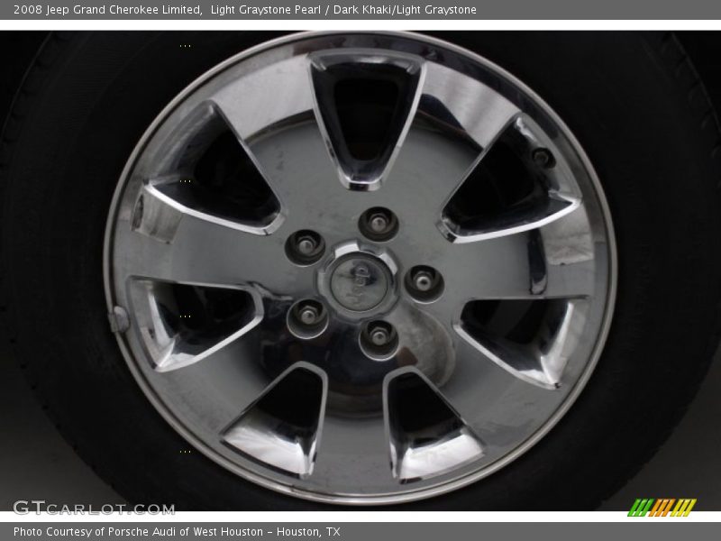Light Graystone Pearl / Dark Khaki/Light Graystone 2008 Jeep Grand Cherokee Limited