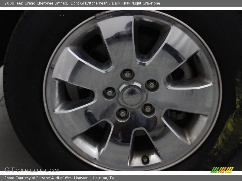 Light Graystone Pearl / Dark Khaki/Light Graystone 2008 Jeep Grand Cherokee Limited