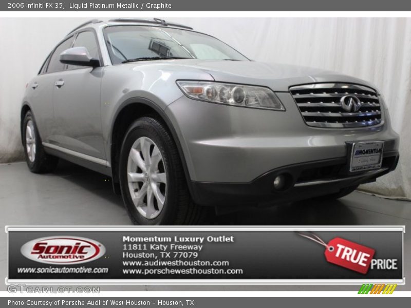 Liquid Platinum Metallic / Graphite 2006 Infiniti FX 35