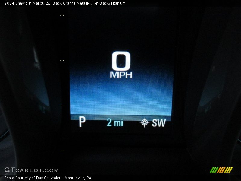 Black Granite Metallic / Jet Black/Titanium 2014 Chevrolet Malibu LS