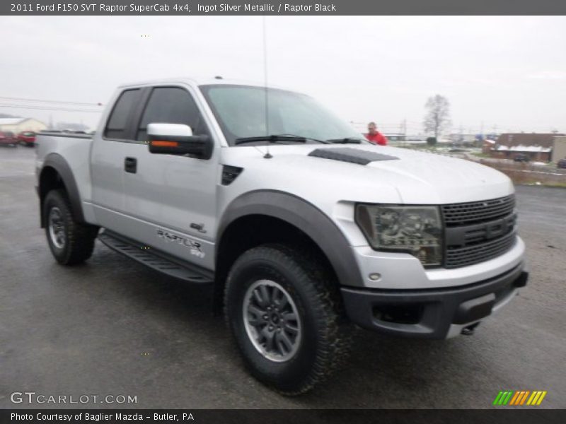 Ingot Silver Metallic / Raptor Black 2011 Ford F150 SVT Raptor SuperCab 4x4