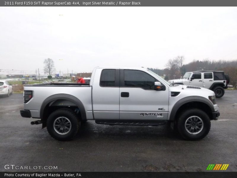 Ingot Silver Metallic / Raptor Black 2011 Ford F150 SVT Raptor SuperCab 4x4