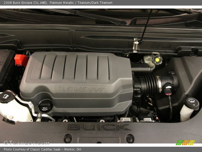 Platinum Metallic / Titanium/Dark Titanium 2008 Buick Enclave CXL AWD