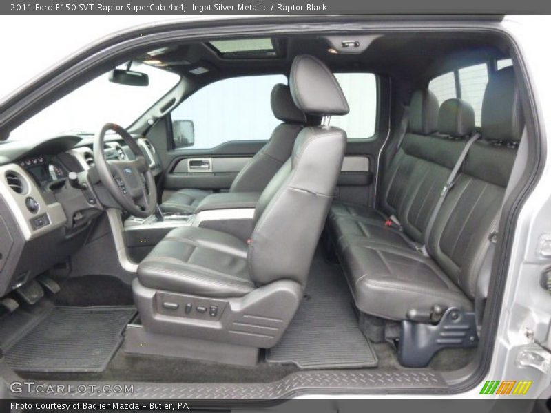  2011 F150 SVT Raptor SuperCab 4x4 Raptor Black Interior