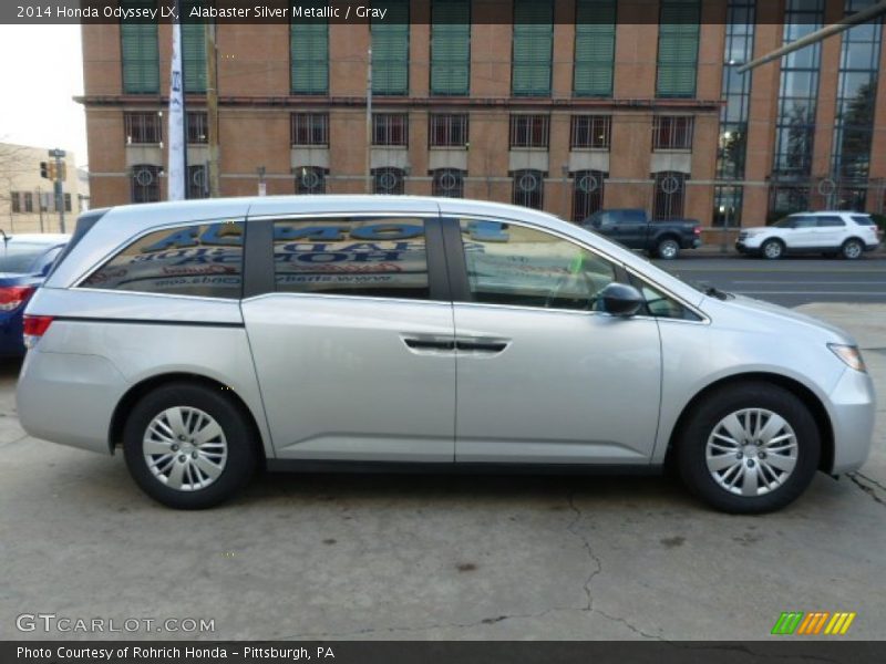 Alabaster Silver Metallic / Gray 2014 Honda Odyssey LX