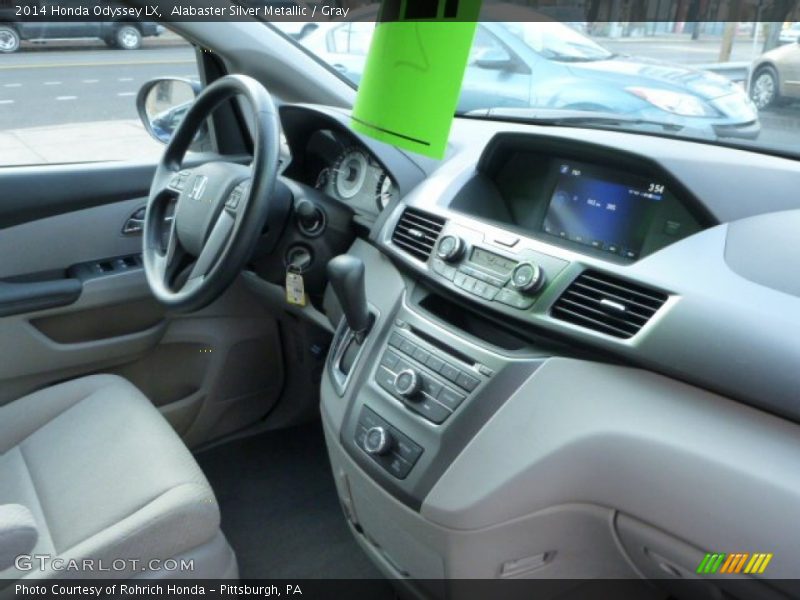 Alabaster Silver Metallic / Gray 2014 Honda Odyssey LX