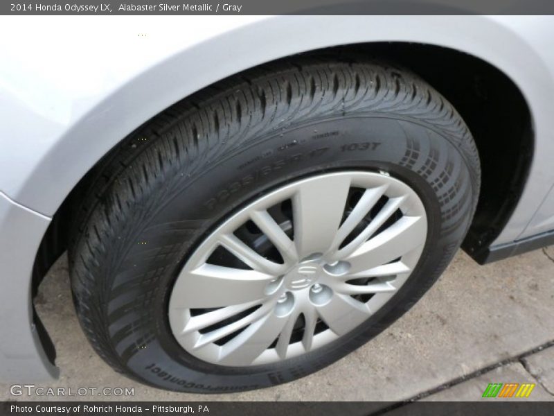 Alabaster Silver Metallic / Gray 2014 Honda Odyssey LX