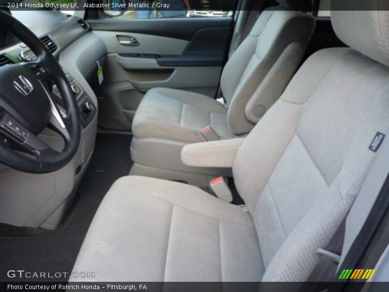 Alabaster Silver Metallic / Gray 2014 Honda Odyssey LX