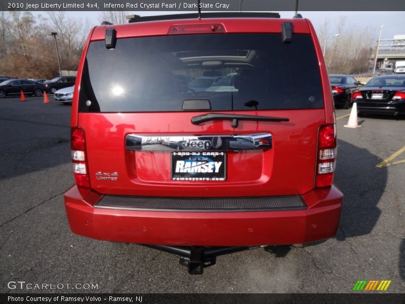 Inferno Red Crystal Pearl / Dark Slate Gray 2010 Jeep Liberty Limited 4x4