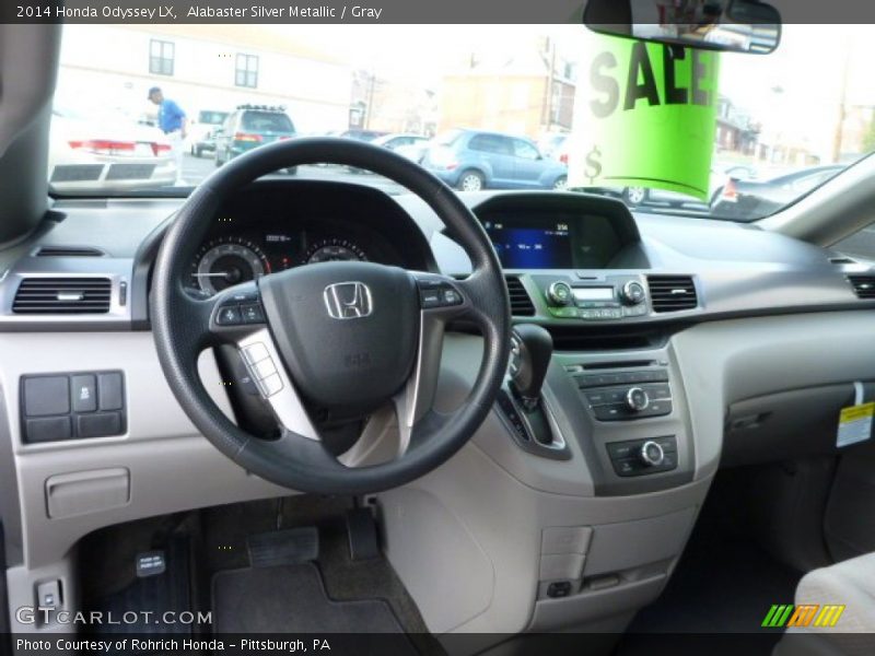 Alabaster Silver Metallic / Gray 2014 Honda Odyssey LX