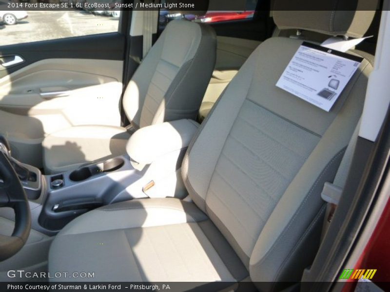 Sunset / Medium Light Stone 2014 Ford Escape SE 1.6L EcoBoost